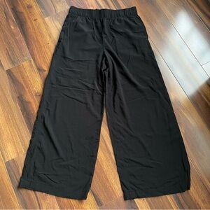 Banana Republic Viscose Extra Wide High Rise Pull On Pants With Pockets M